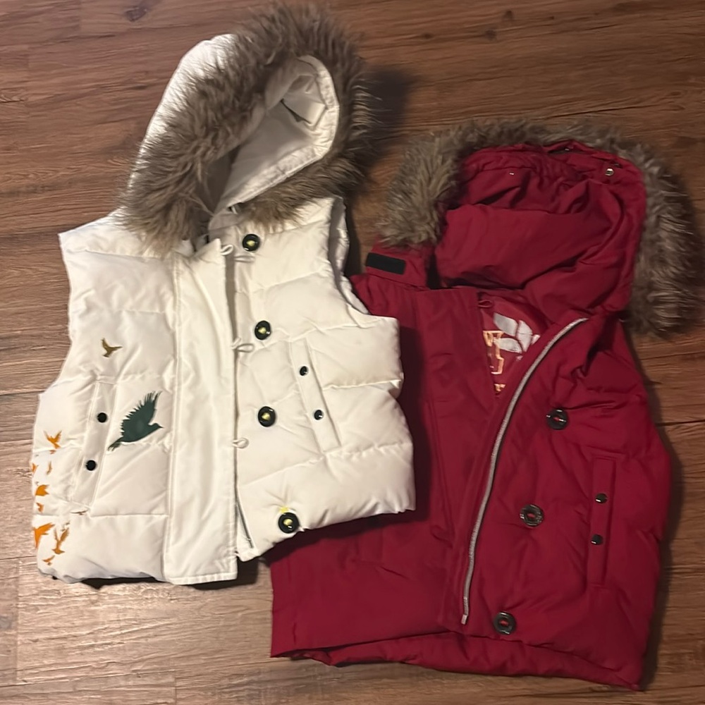 Two woman gap vest